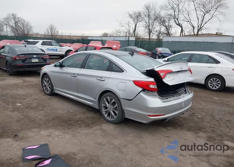 2017 Hyundai Sonata Limited 2.0T из США, поврежденный, VIN 5NPE34AB4HH571879
